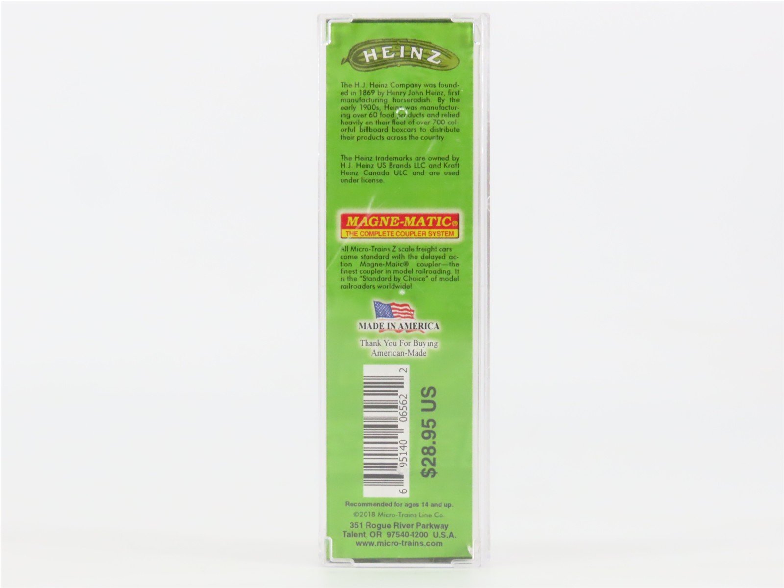 Z Scale Micro-Trains MTL 51800530 HPRL Heinz Apple Butter 40' Wood Reefer #394