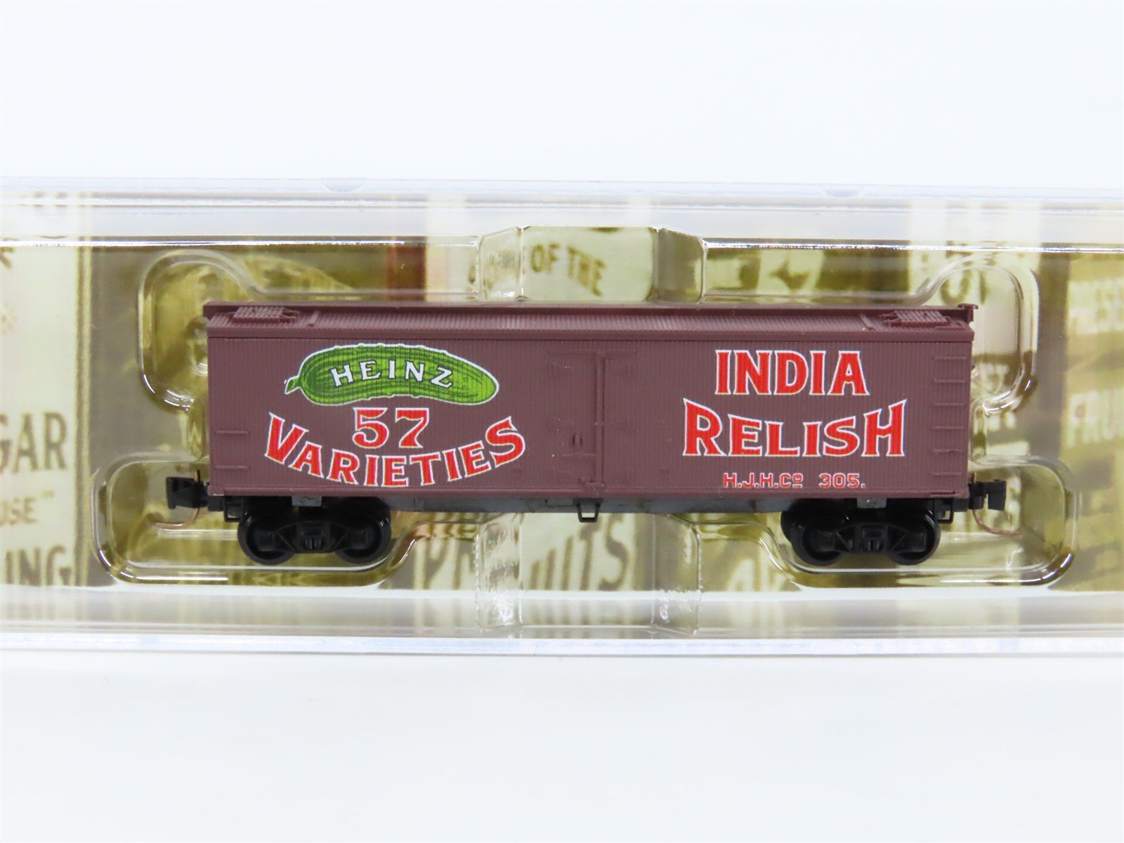 Z Scale Micro-Trains MTL 51800520 HJHC Heinz India Relish 40' Wood Reefer #305