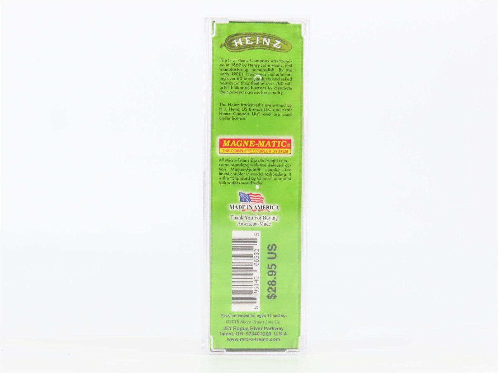 Z Scale Micro-Trains MTL 51800520 HJHC Heinz India Relish 40' Wood Reefer #305