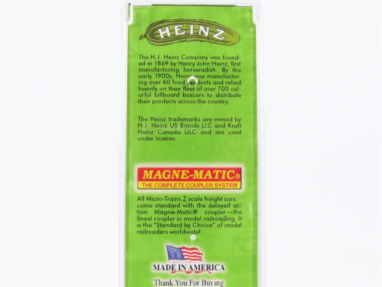 Z Scale Micro-Trains MTL 51800520 HJHC Heinz India Relish 40' Wood Reefer #305