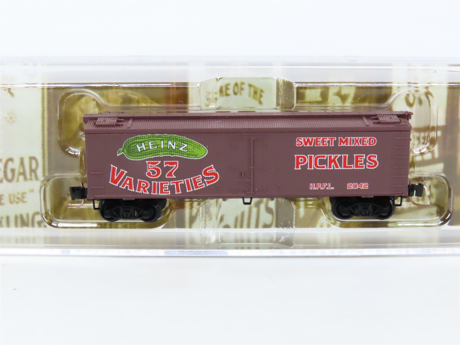 Z Scale Micro-Trains MTL 51800550 HPFL Heinz Pickles 40' Wood Reefer #2042