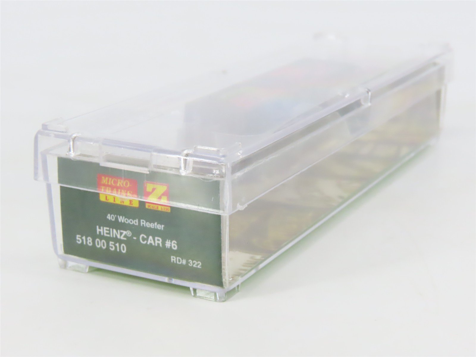 Z Scale Micro-Trains MTL 51800510 HPRL Heinz Baked Beans 40' Wood Reefer #322
