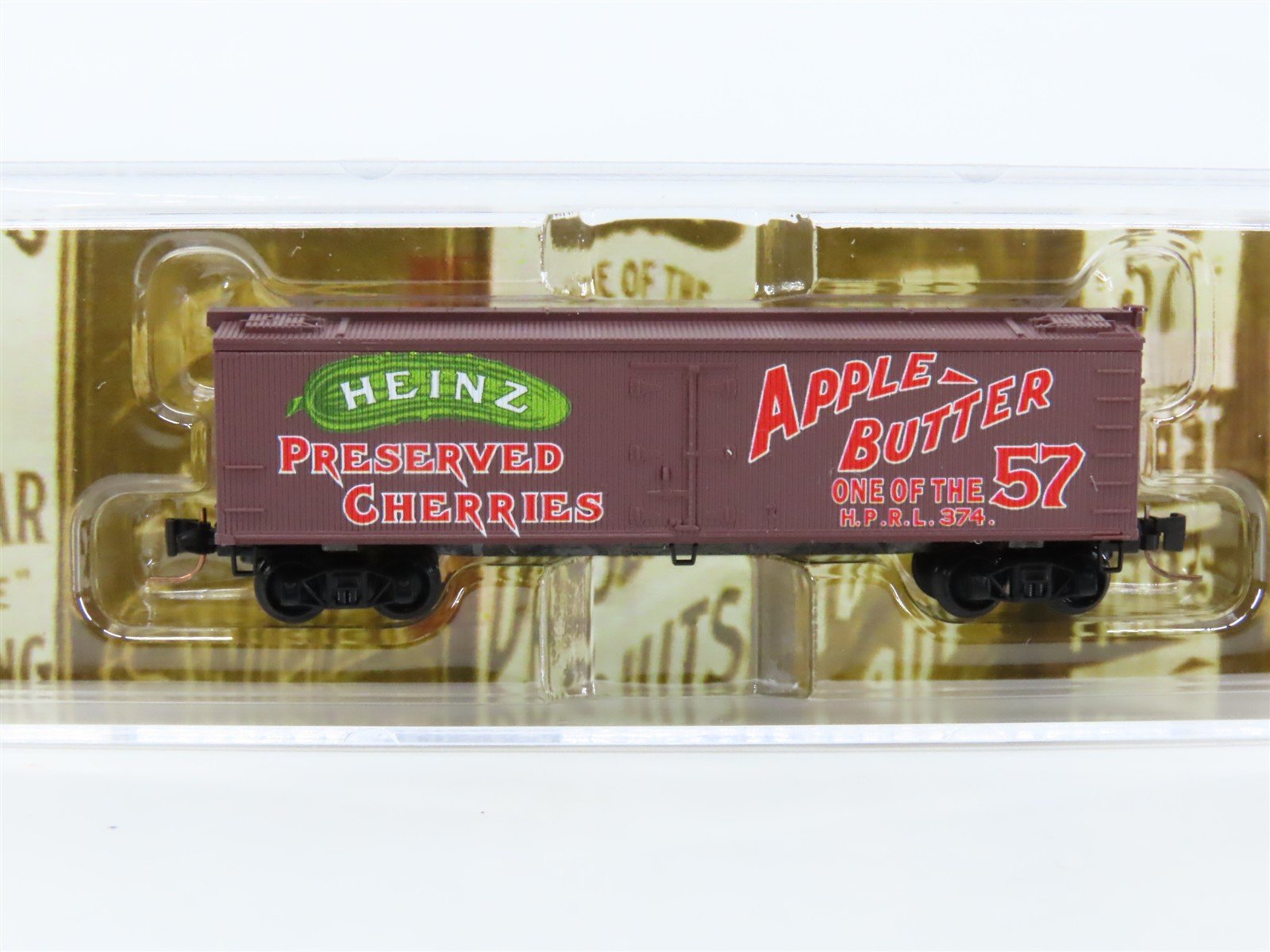 Z Scale Micro-Trains MTL 51800460 HPRL Heinz Apple Butter 40' Wood Reefer #374