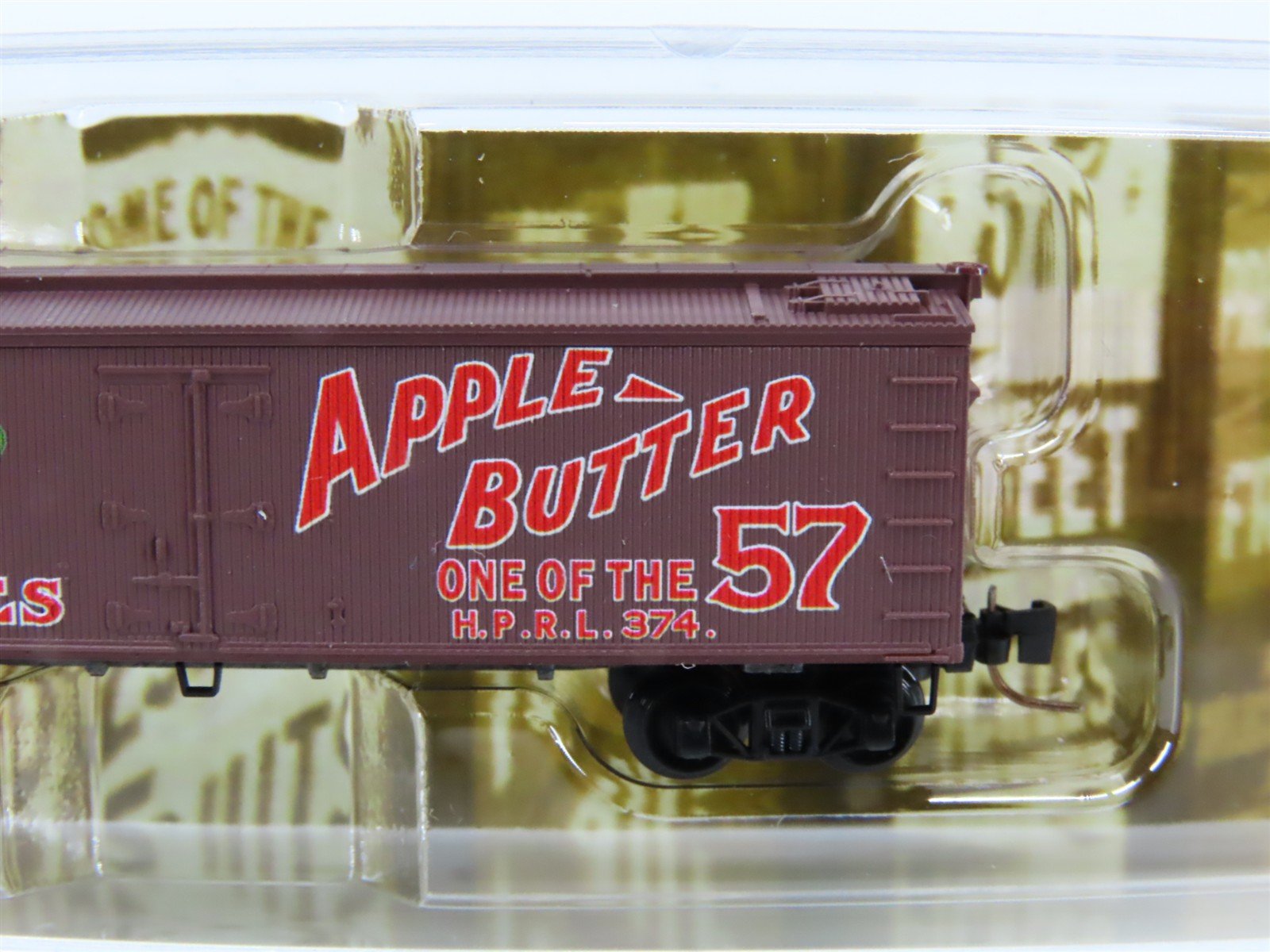 Z Scale Micro-Trains MTL 51800460 HPRL Heinz Apple Butter 40' Wood Reefer #374