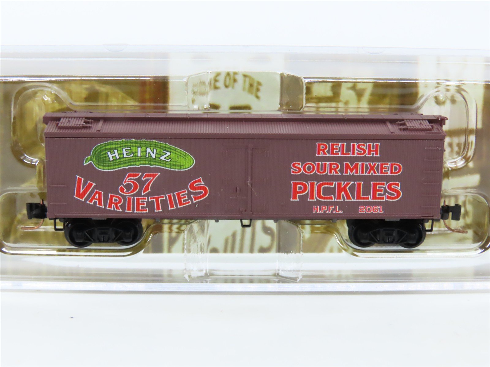 Z Scale Micro-Trains MTL 51800560 HPFL Heinz 57 Varieties 40' Wood Reefer #2061