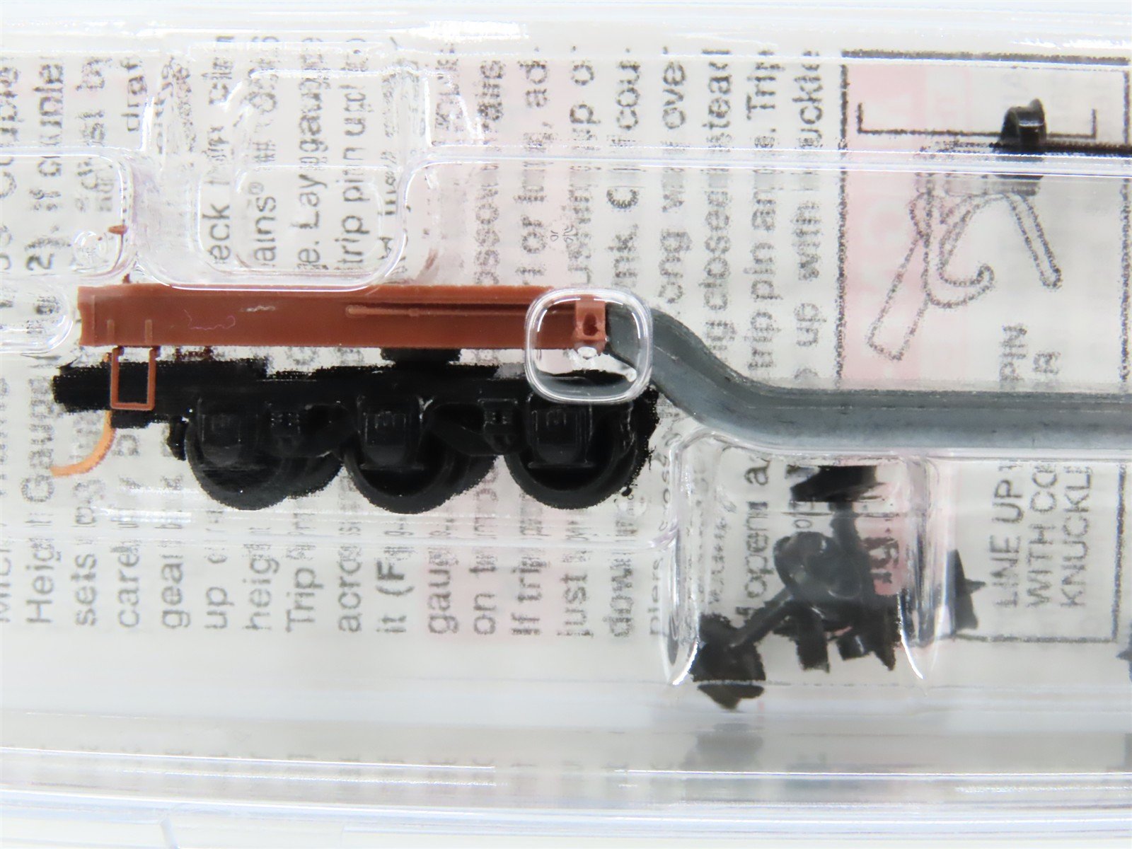 N Micro-Trains MTL 109000 Undecorated Depressed Center Flat Car w/Buckeye Trucks