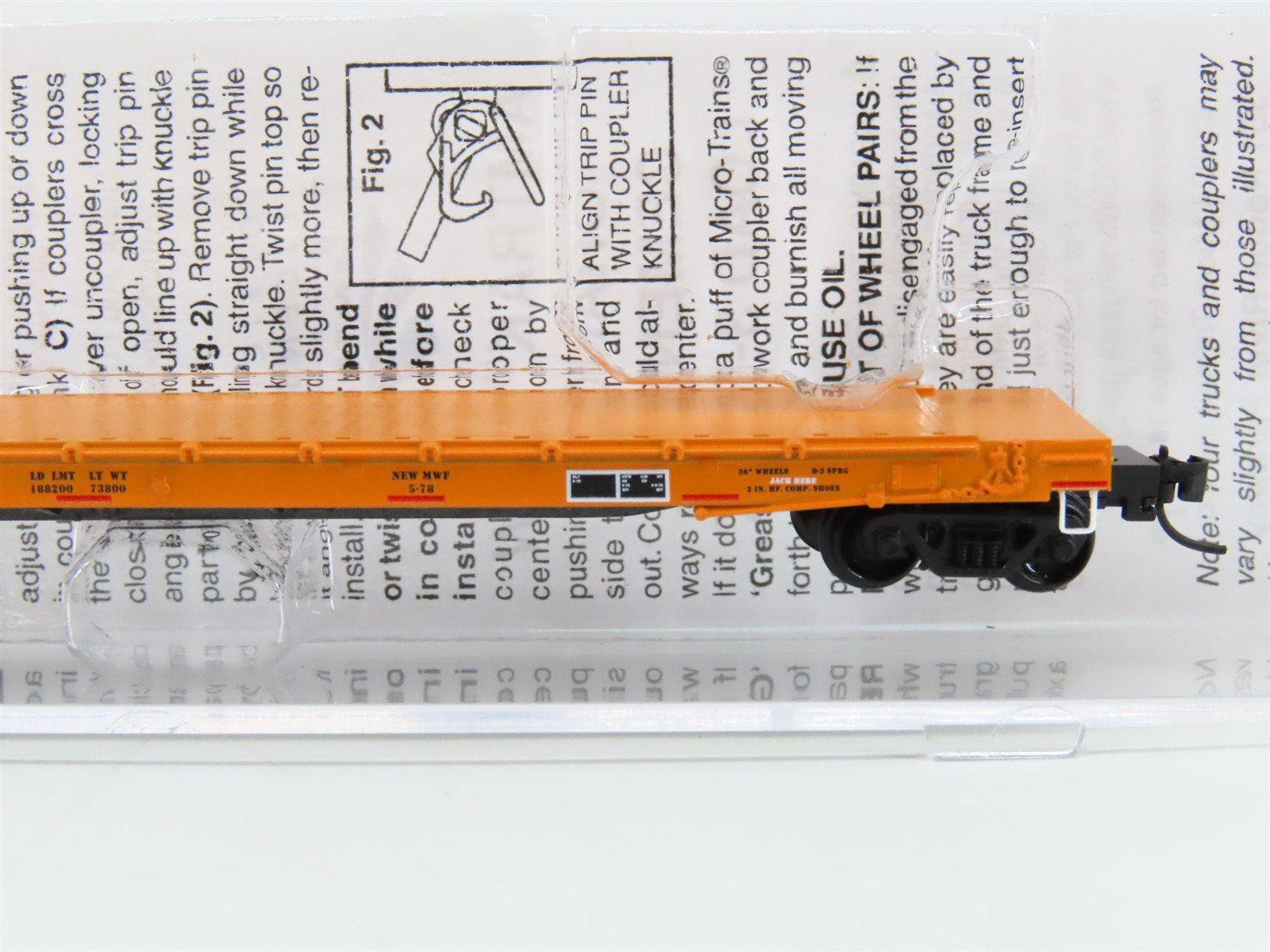 N Scale Micro-Trains MTL 06453510 AMTK Amtrak 57' Converted TOFC Flat Car #15559