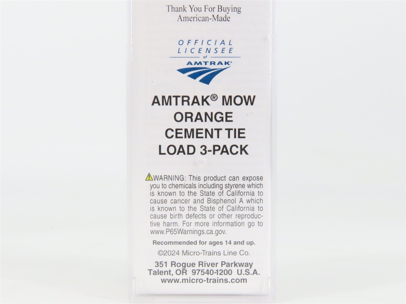 N Scale Micro-Trains MTL 06453510 AMTK Amtrak 57' Converted TOFC Flat Car #15559