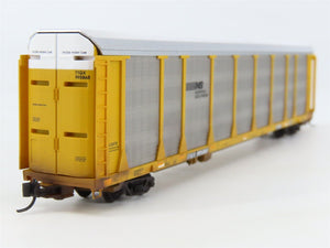 N Micro-Trains MTL 11144400 NS 89' Tri-Level Closed Autorack w/ Graffiti #995868