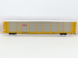N Scale Micro-Trains MTL 11100382 TTGX TTX 89' Tri-Level Closed Autorack #711010
