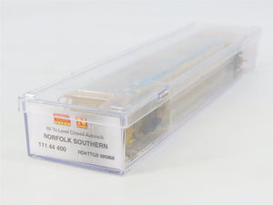 N Micro-Trains MTL 11144400 NS 89' Tri-Level Closed Autorack w/ Graffiti #995868