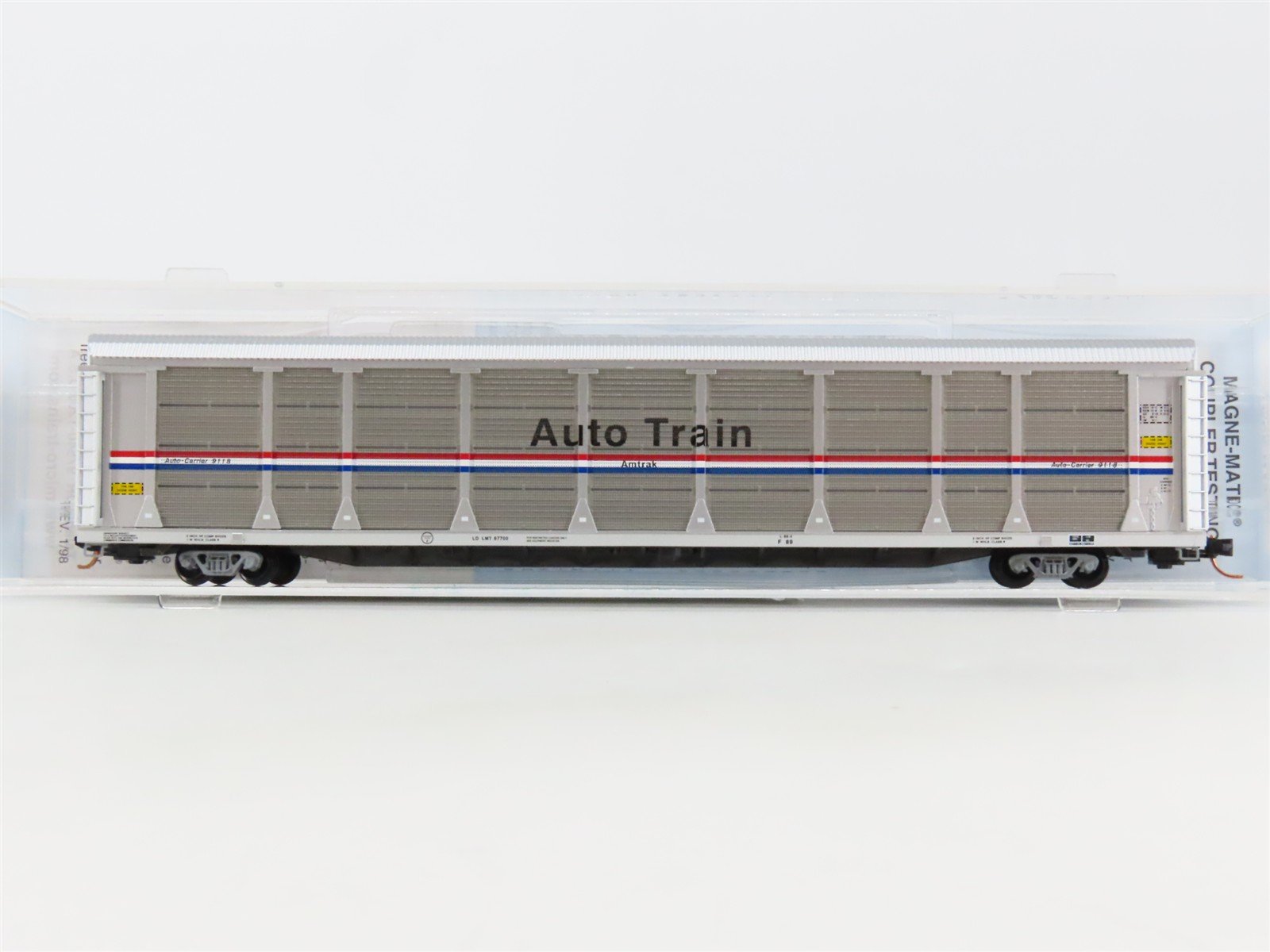 N Micro-Trains MTL BLW 2000-16 AMTK Amtrak Auto-Train 89' Tri-Level Autorack