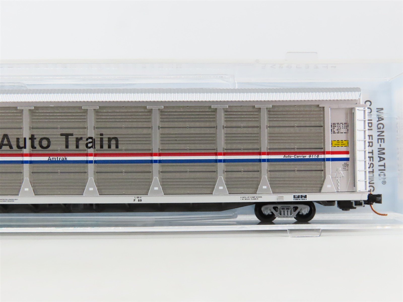 N Micro-Trains MTL BLW 2000-16 AMTK Amtrak Auto-Train 89' Tri-Level Autorack