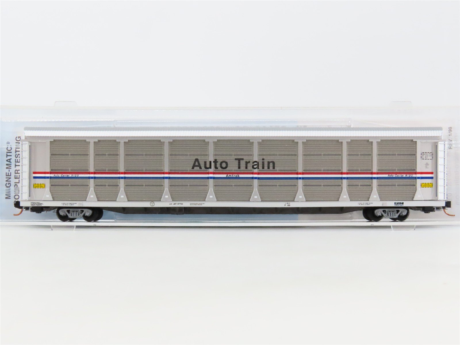 N Micro-Trains MTL BLW 2000-16 AMTK Amtrak Auto-Train 89' Tri-Level Autorack