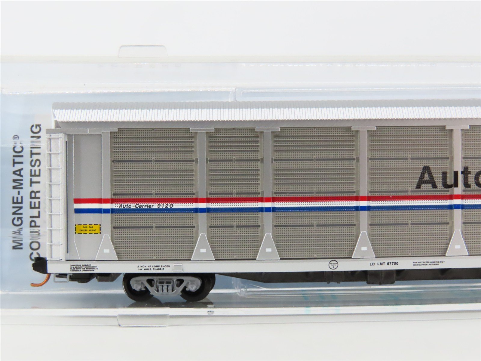 N Micro-Trains MTL BLW 2000-16 AMTK Amtrak Auto-Train 89' Tri-Level Autorack