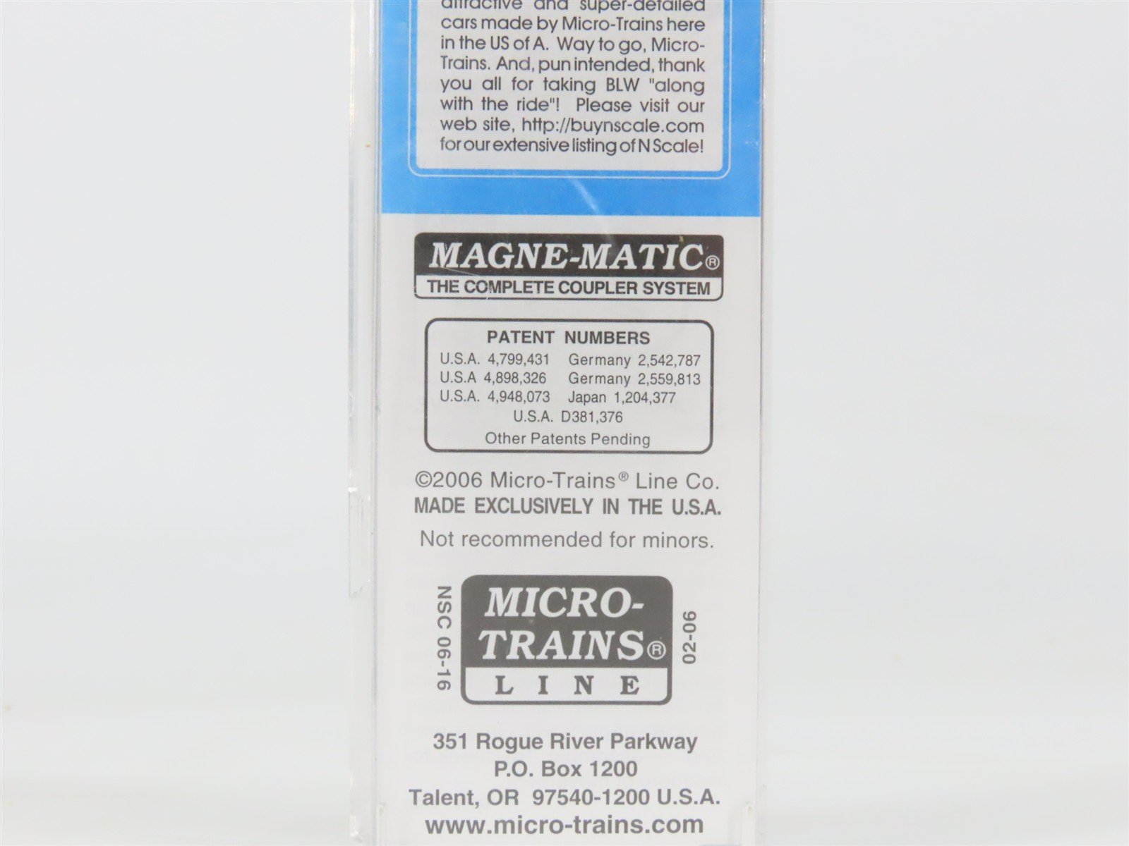 N Micro-Trains MTL BLW 2000-16 AMTK Amtrak Auto-Train 89' Tri-Level Autorack