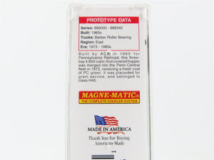 N Scale Micro-Trains MTL 09400590 PC Penn Central 3-Bay Covered Hopper #888242