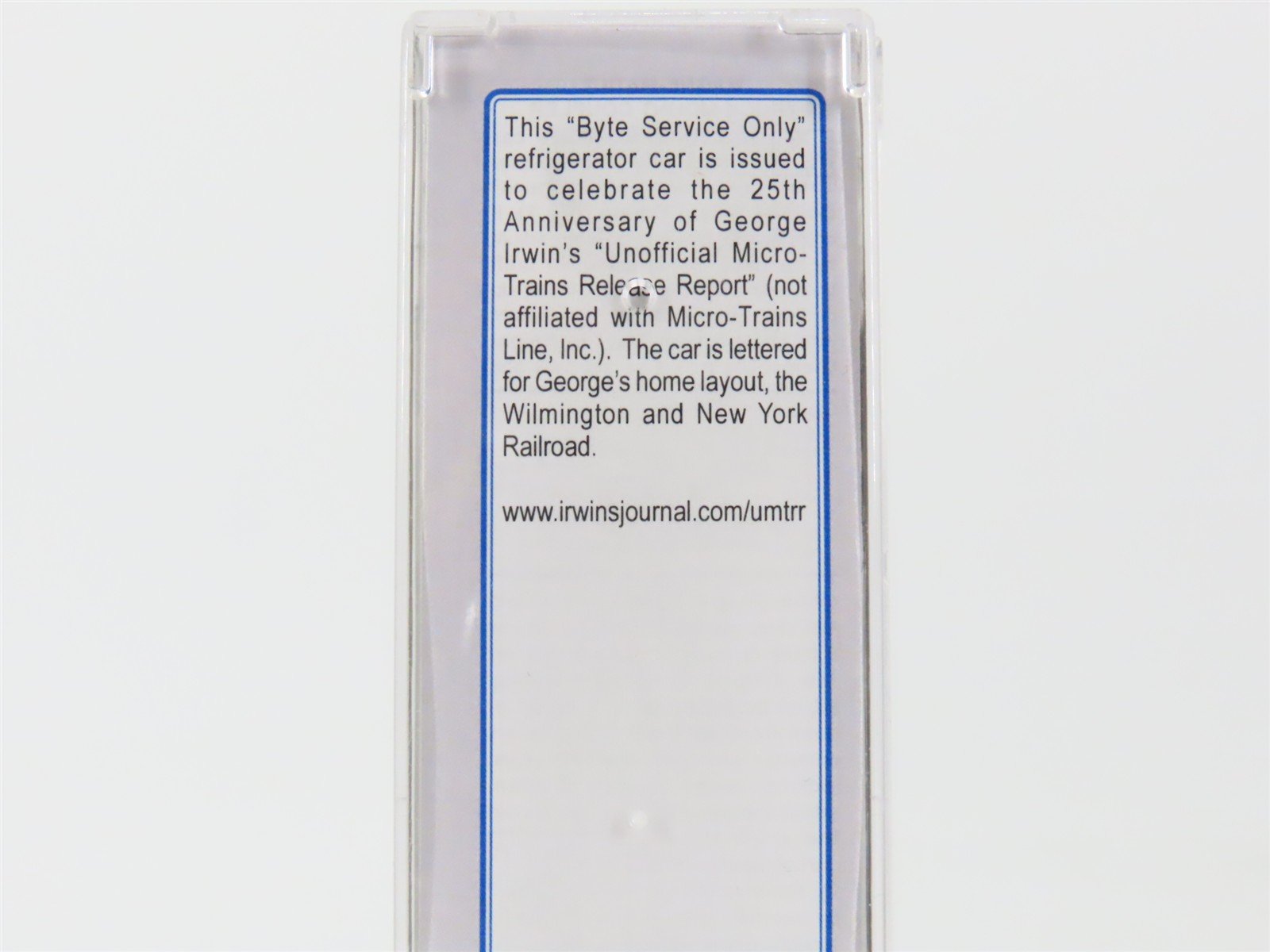 N Micro-Trains MTL 04991049 NSE 21-177 W&NY UMTRR Byte Service Only Reefer #2021
