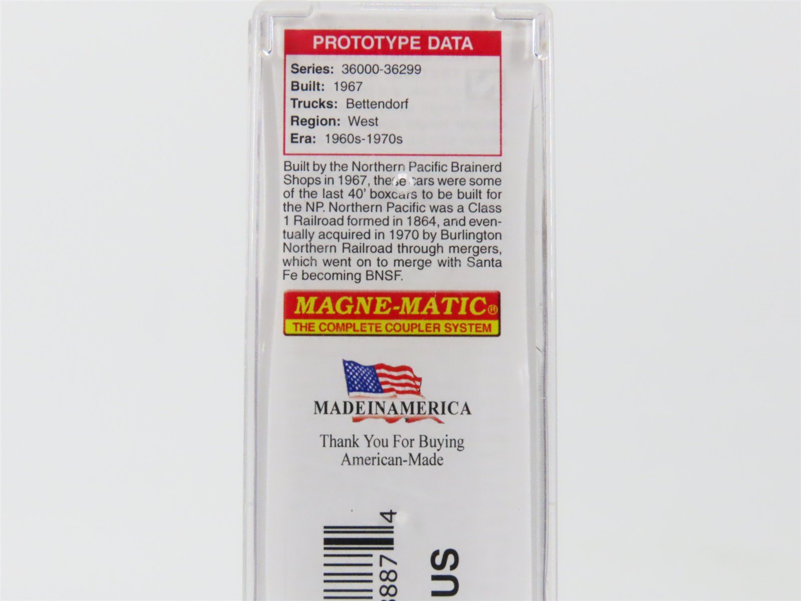 N Scale Micro-Trains MTL 02400600 NP Northern Pacific 40' Box Car #36297