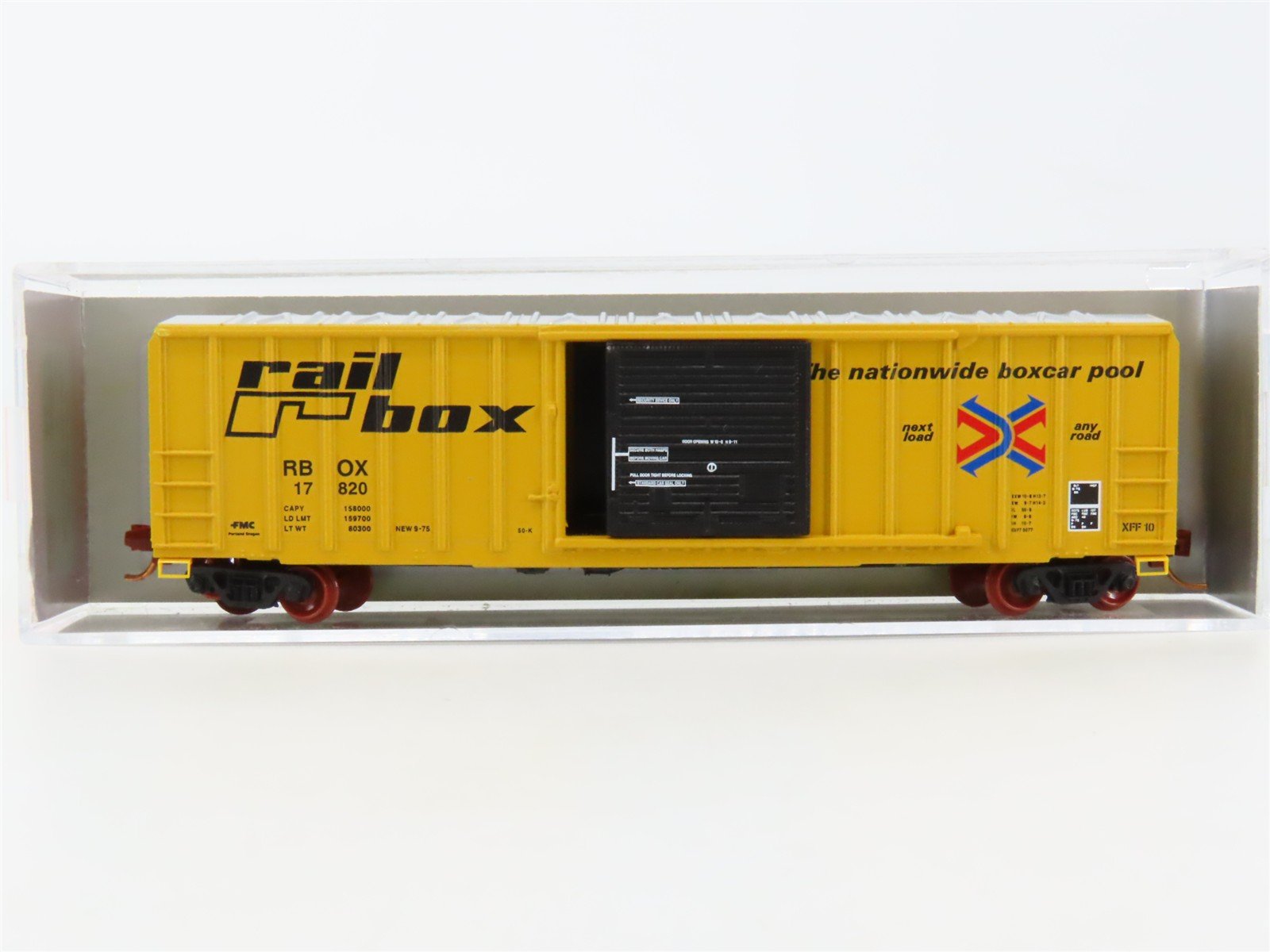 N Scale Micro-Trains NSE MTL 17-74 RBOX Railbox 50' Box Car #17820