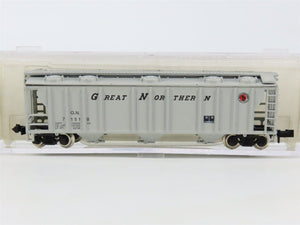 N Scale Atlas 3731 GN Great Northern 3-Bay Covered Hopper #71518