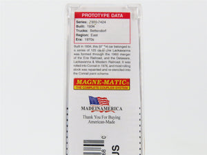 N Scale Micro-Trains MTL 04500540 EL Erie Lackawanna 50' Flat Car #7393 w/ Load