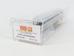 N Scale Micro-Trains MTL 04500540 EL Erie Lackawanna 50' Flat Car #7393 w/ Load