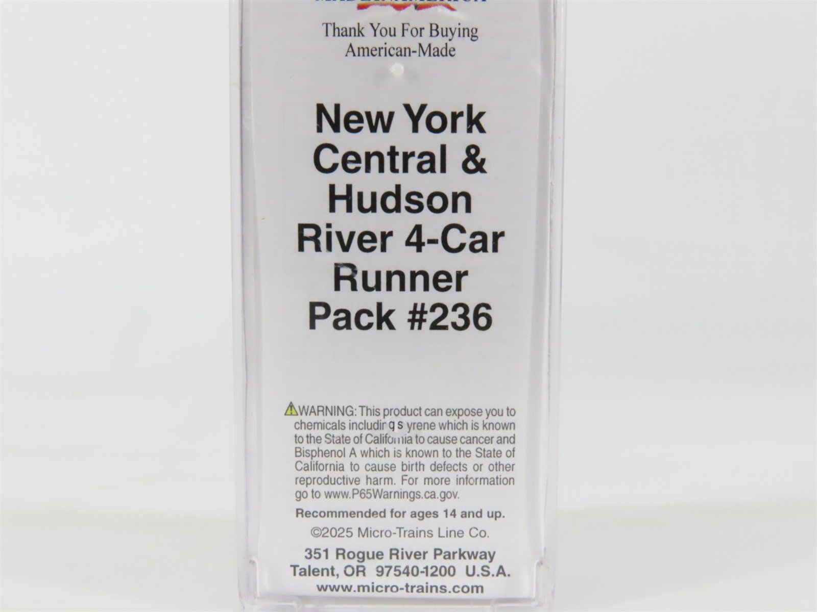 N Micro-Trains MTL 04951026 NYC&HR New York Central Lines 40' Reefer #154005