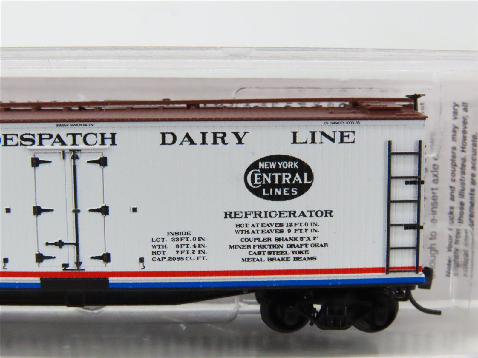 N Micro-Trains MTL 04953026 NYC&HR New York Central Lines 40' Reefer #154250