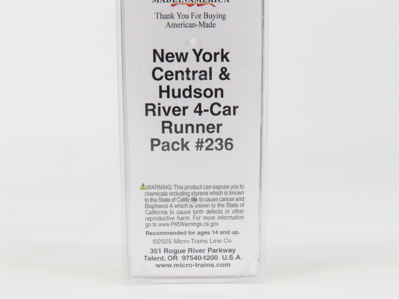 N Micro-Trains MTL 04953026 NYC&HR New York Central Lines 40' Reefer #154250