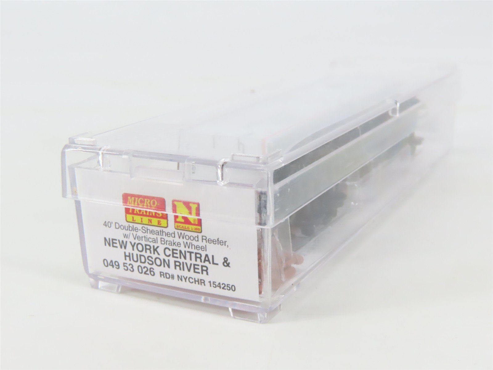 N Micro-Trains MTL 04953026 NYC&HR New York Central Lines 40' Reefer #154250