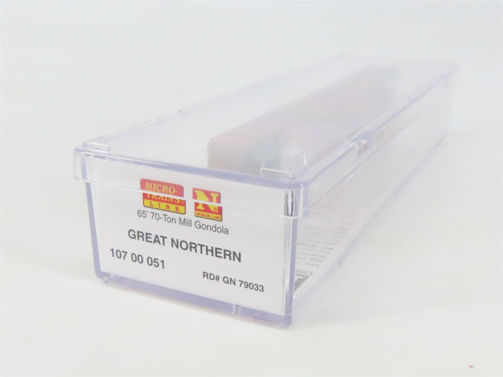 N Scale Micro-Trains MTL 10700051 GN Great Northern Mill Gondola #79033 w/ Load