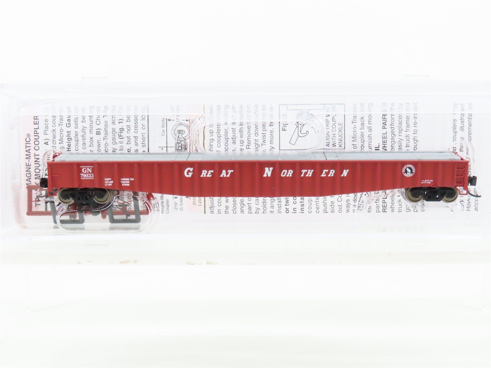 N Scale Micro-Trains MTL 10700051 GN Great Northern Mill Gondola #79033 w/ Load