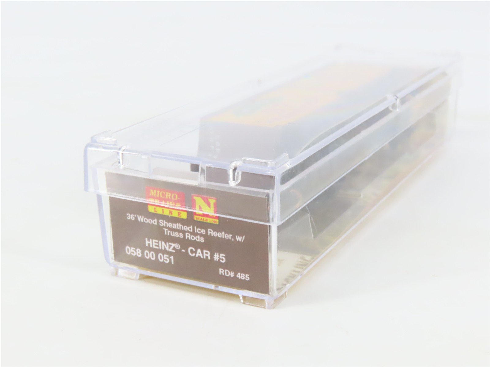 N Scale Micro-Trains MTL 05800051 HJHCo. Pickles Euchred Figs 36' Reefer #485