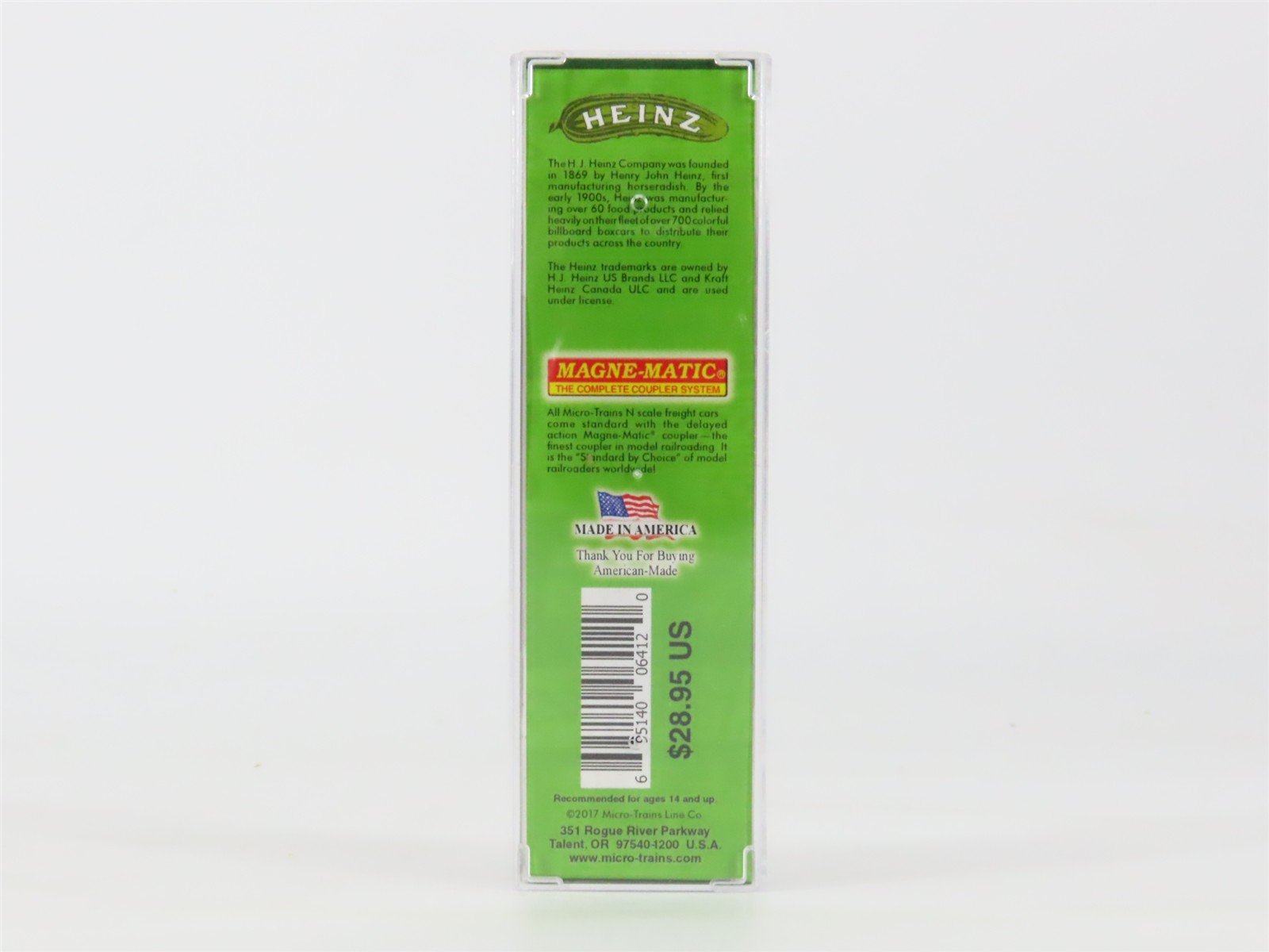 N Micro-Trains MTL 05800280 HPRL Heinz Pickles Euchred Figs 36' Reefer #463