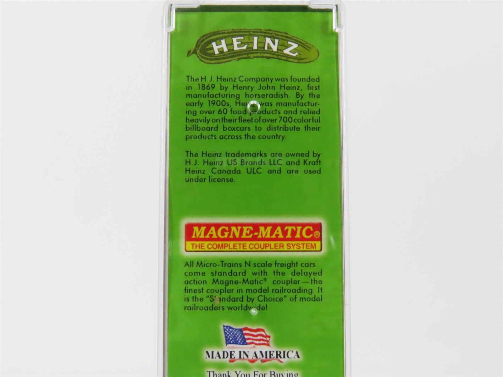 N Micro-Trains MTL 05800280 HPRL Heinz Pickles Euchred Figs 36' Reefer #463