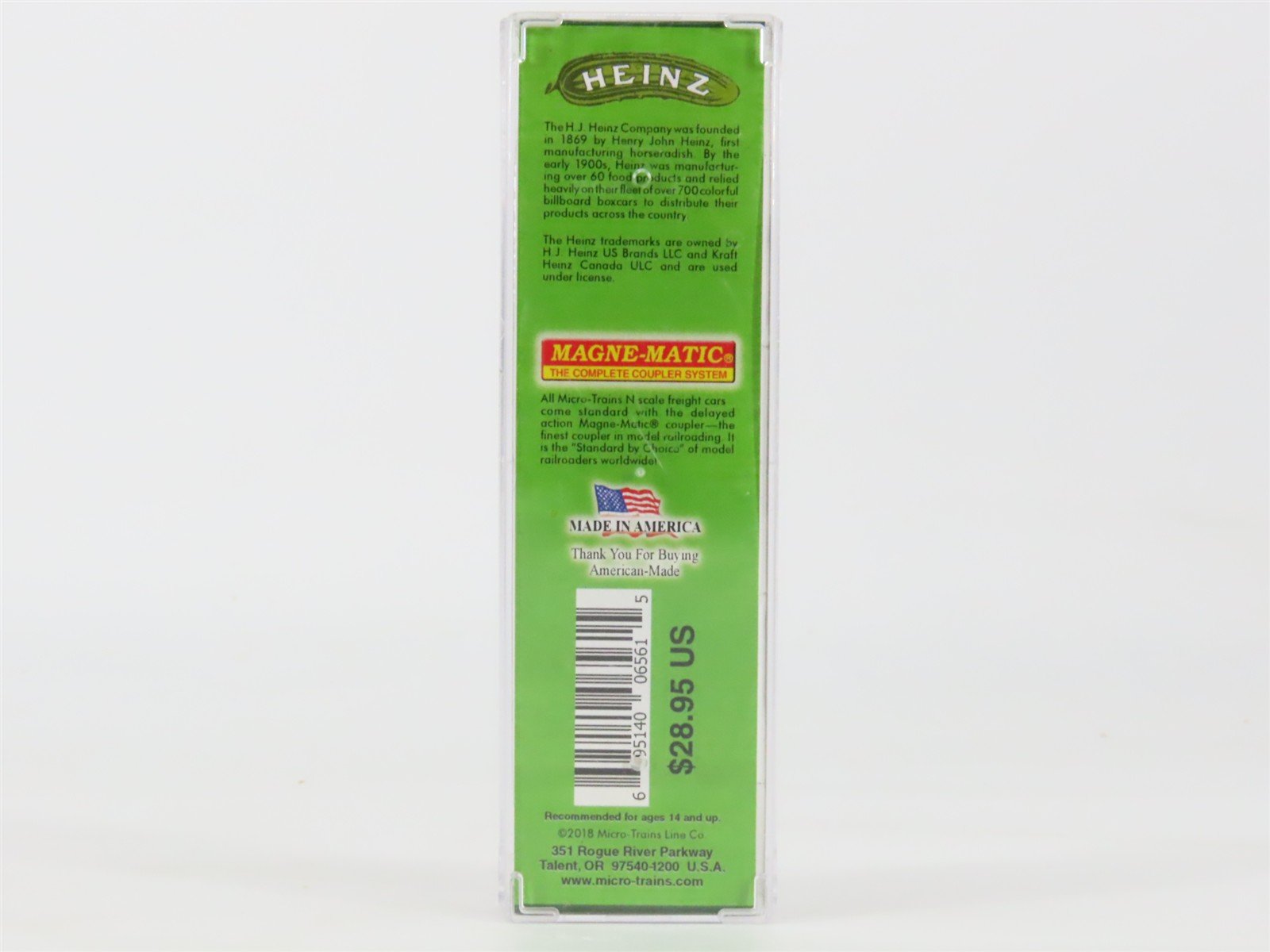 N Scale Micro-Trains MTL 05800330 HPRL Heinz Apple Butter 36' Reefer #394
