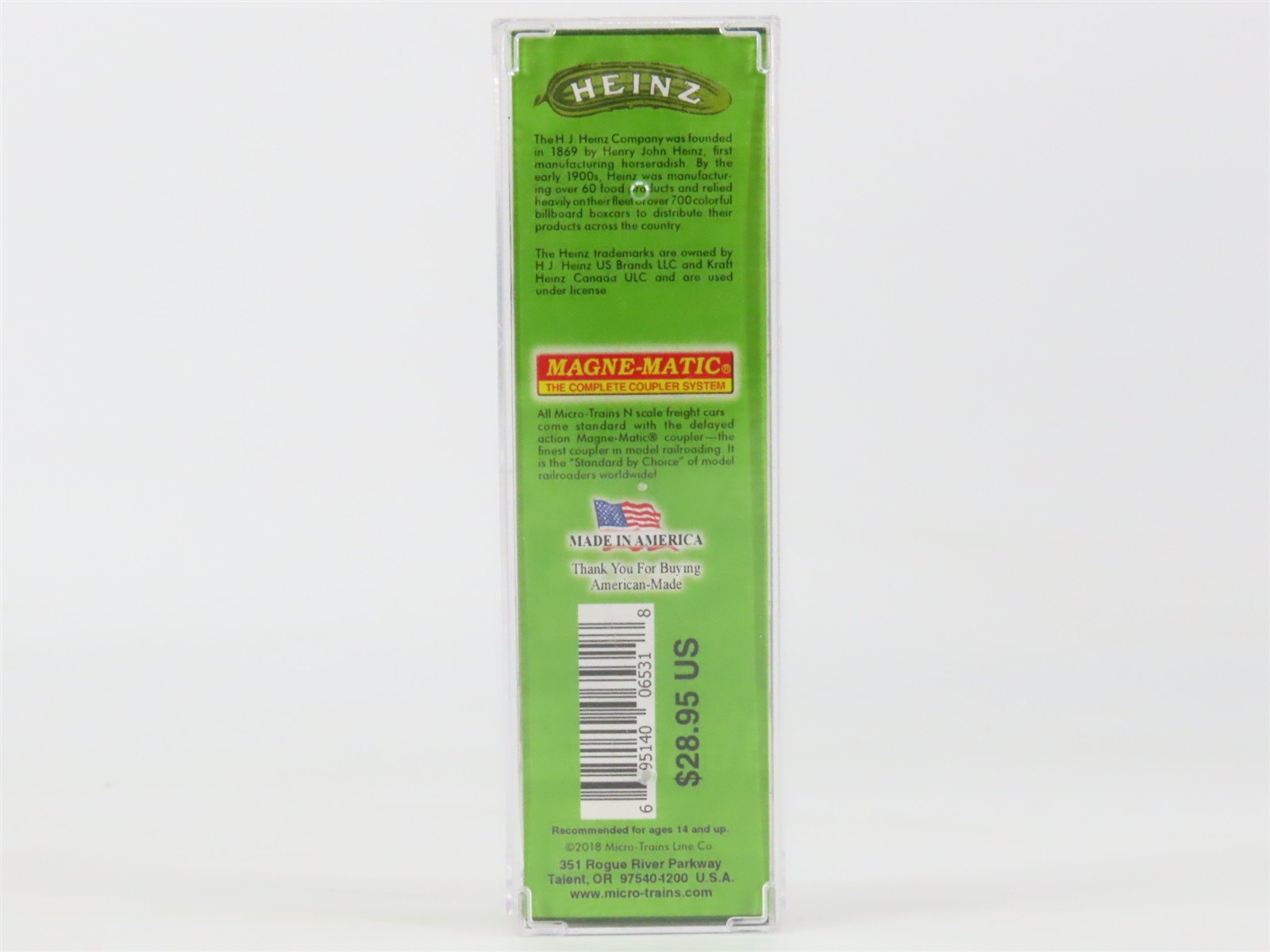 N Scale Micro-Trains MTL 05800320 HJHCo. Heinz India Relish 36' Reefer #305