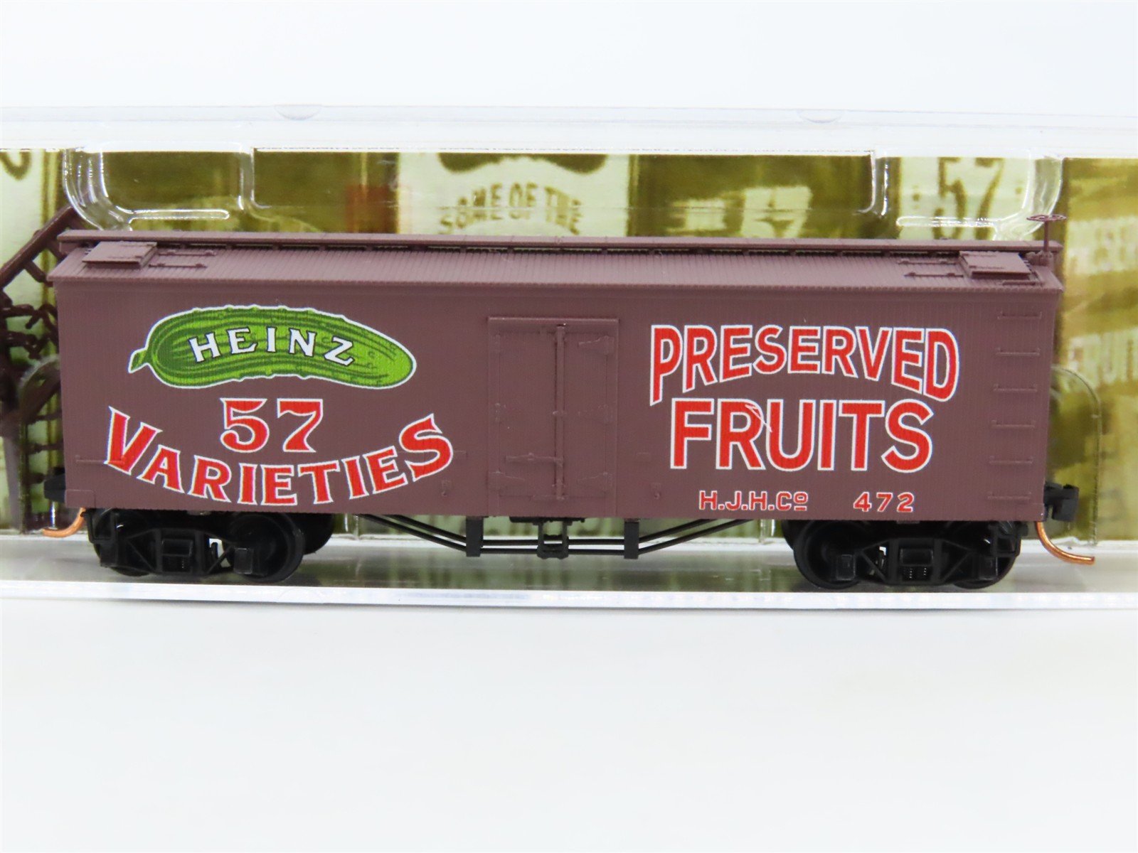 N Scale Micro-Trains MTL 05800270 HJHCo. Heinz Preserved Fruits 36' Reefer #472