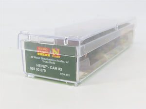 N Scale Micro-Trains MTL 05800270 HJHCo. Heinz Preserved Fruits 36' Reefer #472