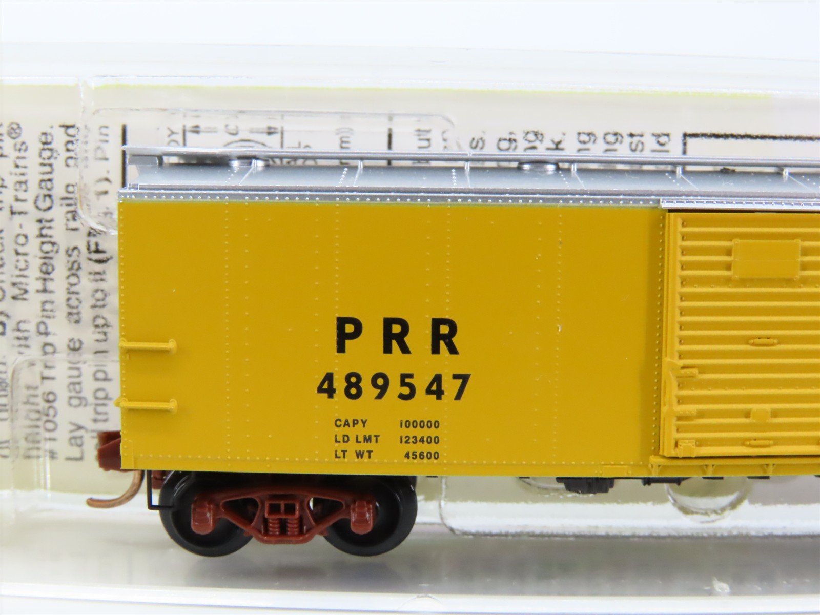 N Scale Micro-Trains MTL NSE 01-22 PRR Pennsylvania MOW Storage Box Car #489547