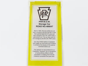 N Scale Micro-Trains MTL NSE 01-22 PRR Pennsylvania MOW Storage Box Car #489547