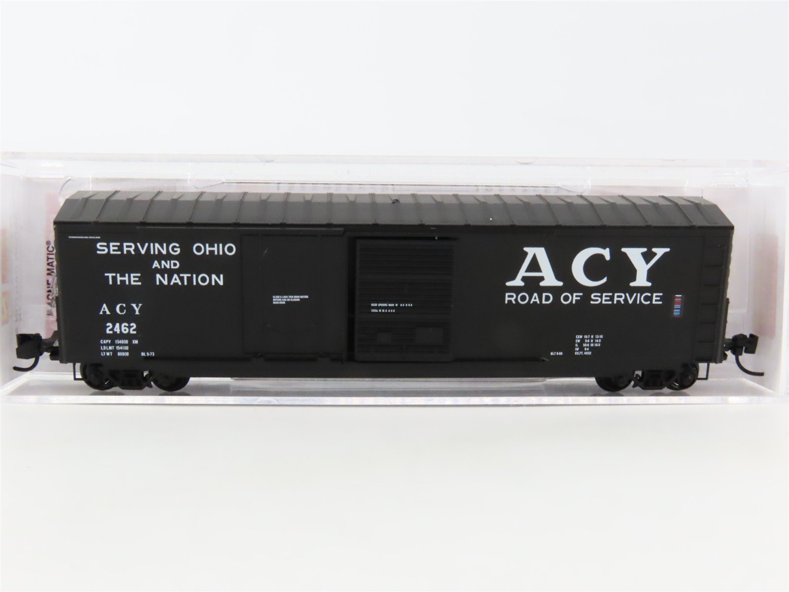 N Scale Micro-Trains MTL 07851510 ACY Akron Canton & Youngstown 50' Boxcar #2462
