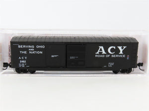 N Scale Micro-Trains MTL 07851510 ACY Akron Canton & Youngstown 50' Boxcar #2462