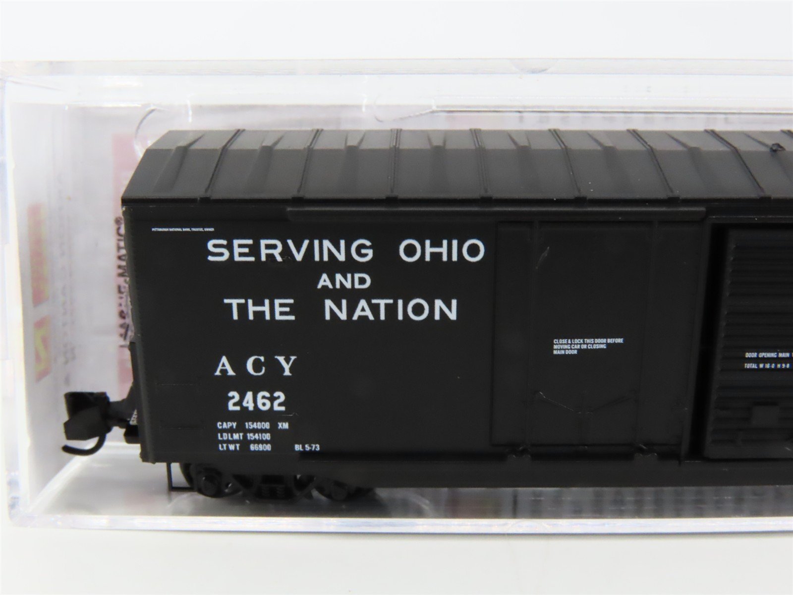 N Scale Micro-Trains MTL 07851510 ACY Akron Canton & Youngstown 50' Boxcar #2462