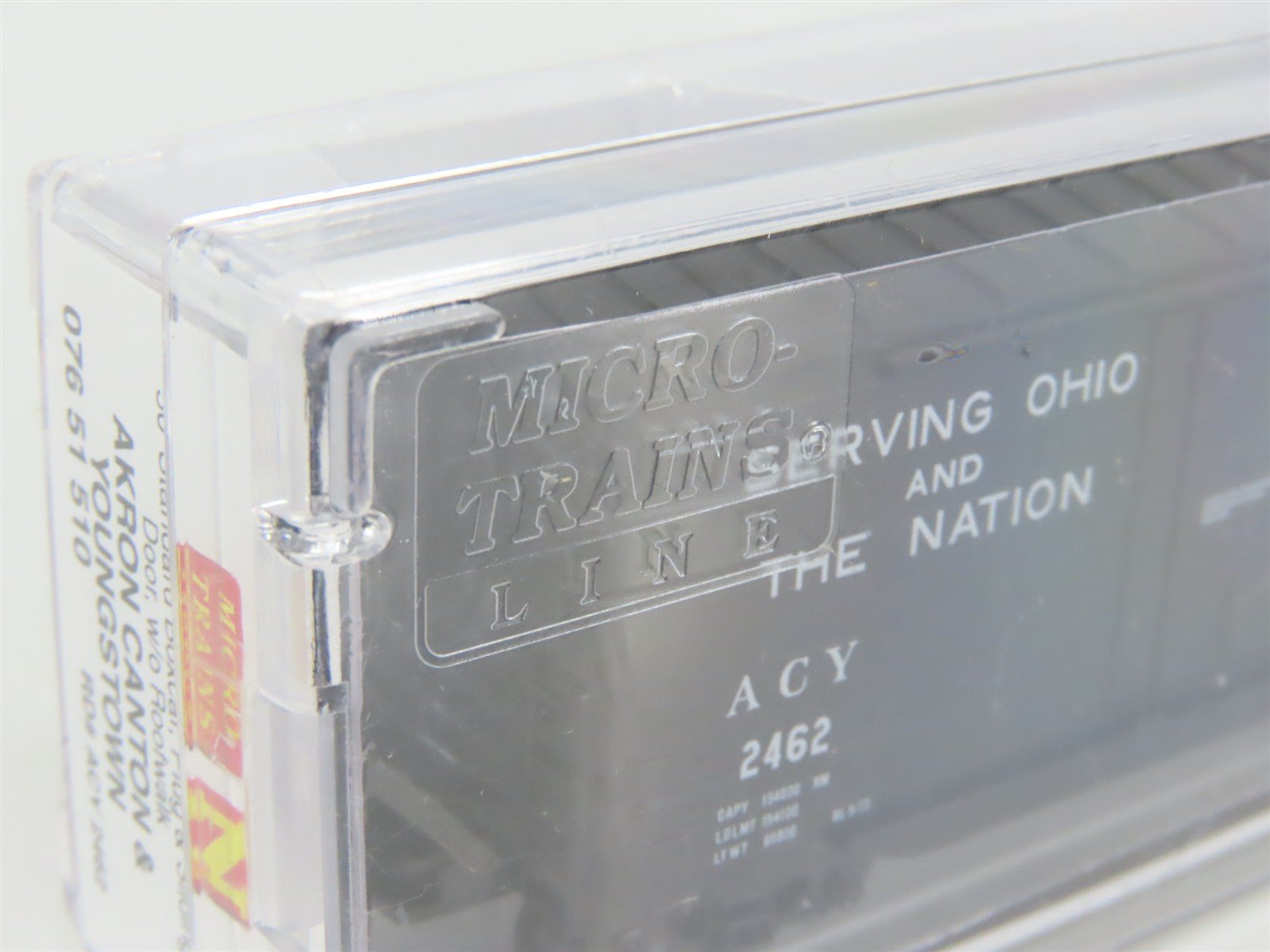 N Scale Micro-Trains MTL 07851510 ACY Akron Canton & Youngstown 50' Boxcar #2462