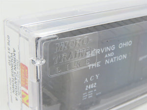 N Scale Micro-Trains MTL 07851510 ACY Akron Canton & Youngstown 50' Boxcar #2462
