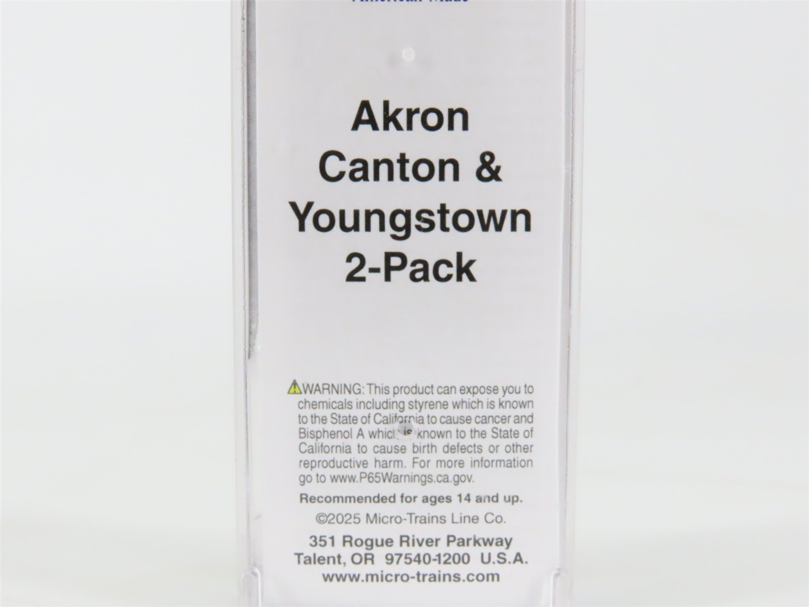 N Scale Micro-Trains MTL 07851510 ACY Akron Canton & Youngstown 50' Boxcar #2462