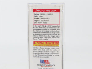 N Scale Micro-Trains MTL 02052117 ATSF Grand Canyon Line 40' Box Car #141741