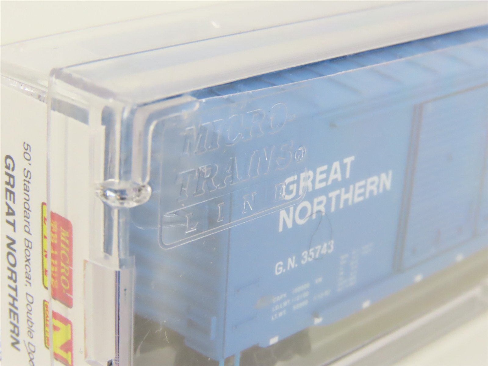 N Scale Micro-Trains MTL 03400490 GN Big Sky Blue 50' Double Door Box Car #35743